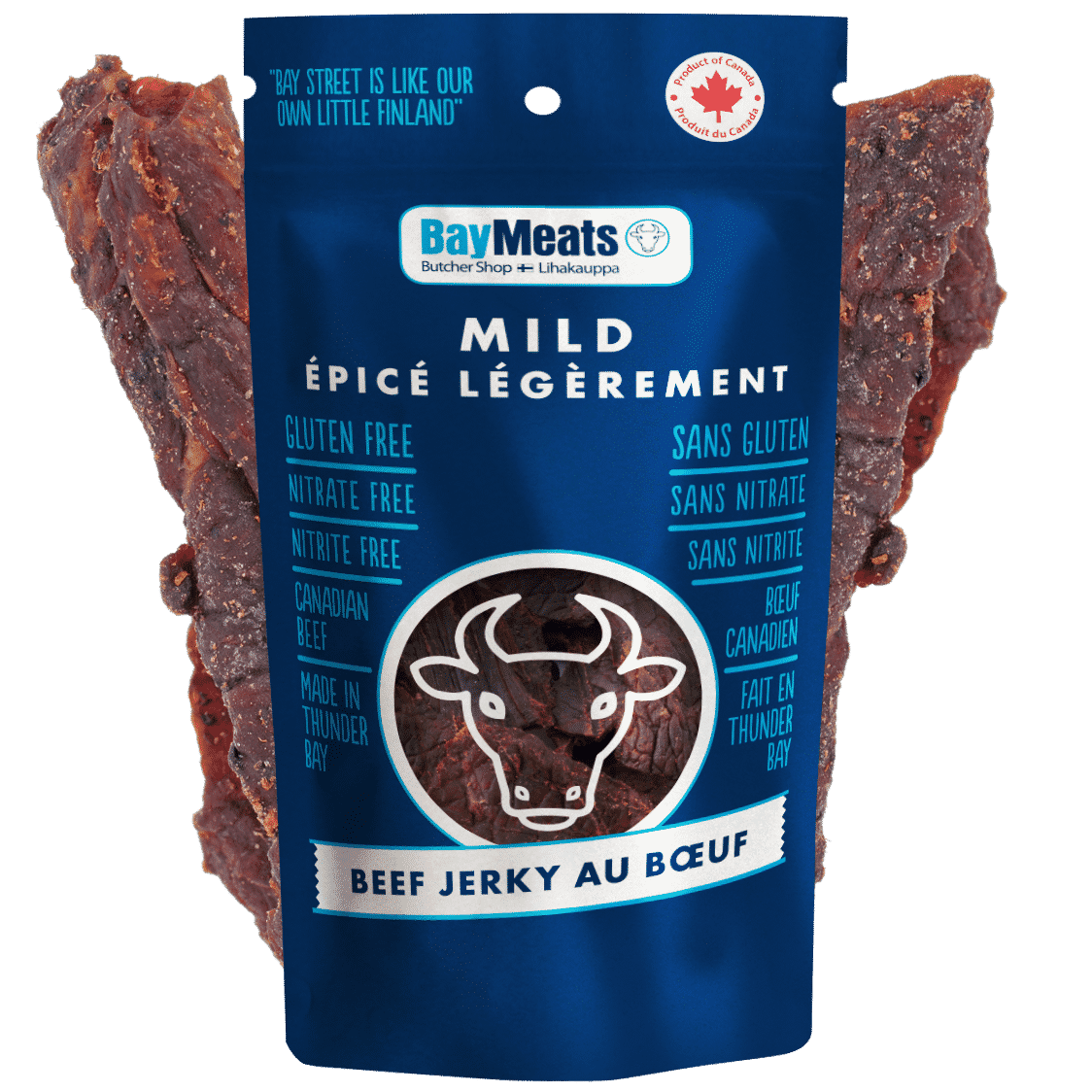 Mild Beef Jerky - Blue Package